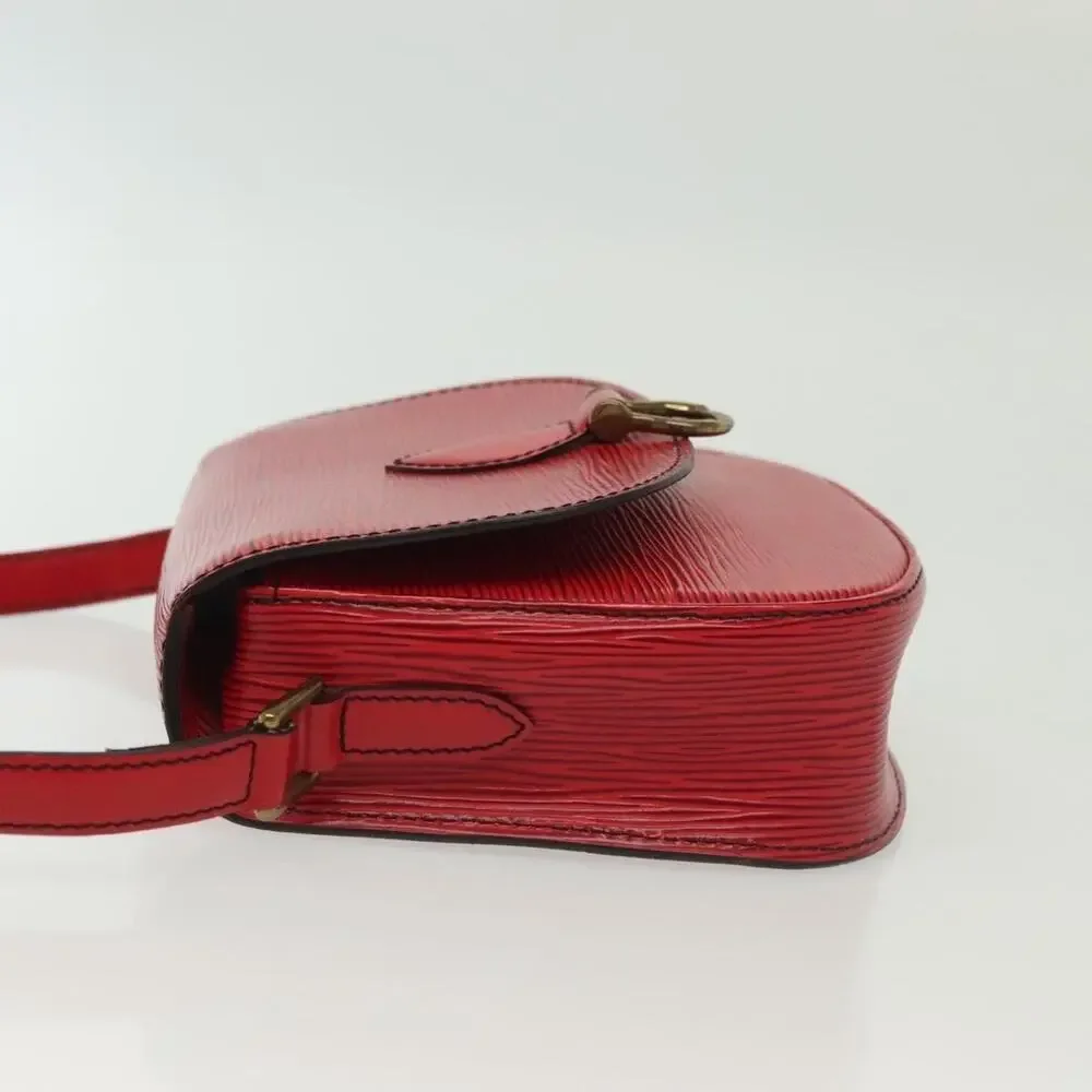 Louis Vuitton Epi Saint Cloud PM Shoulder Bag Red